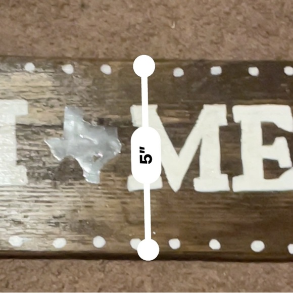 Rustic Brown 'Home' Barnwood sign - Picture 2 of 3